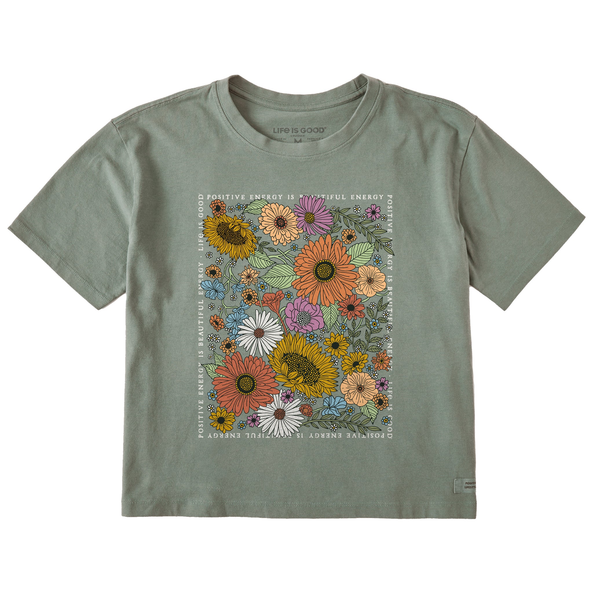 Beautiful Energy Wildflowers Boxy Tee