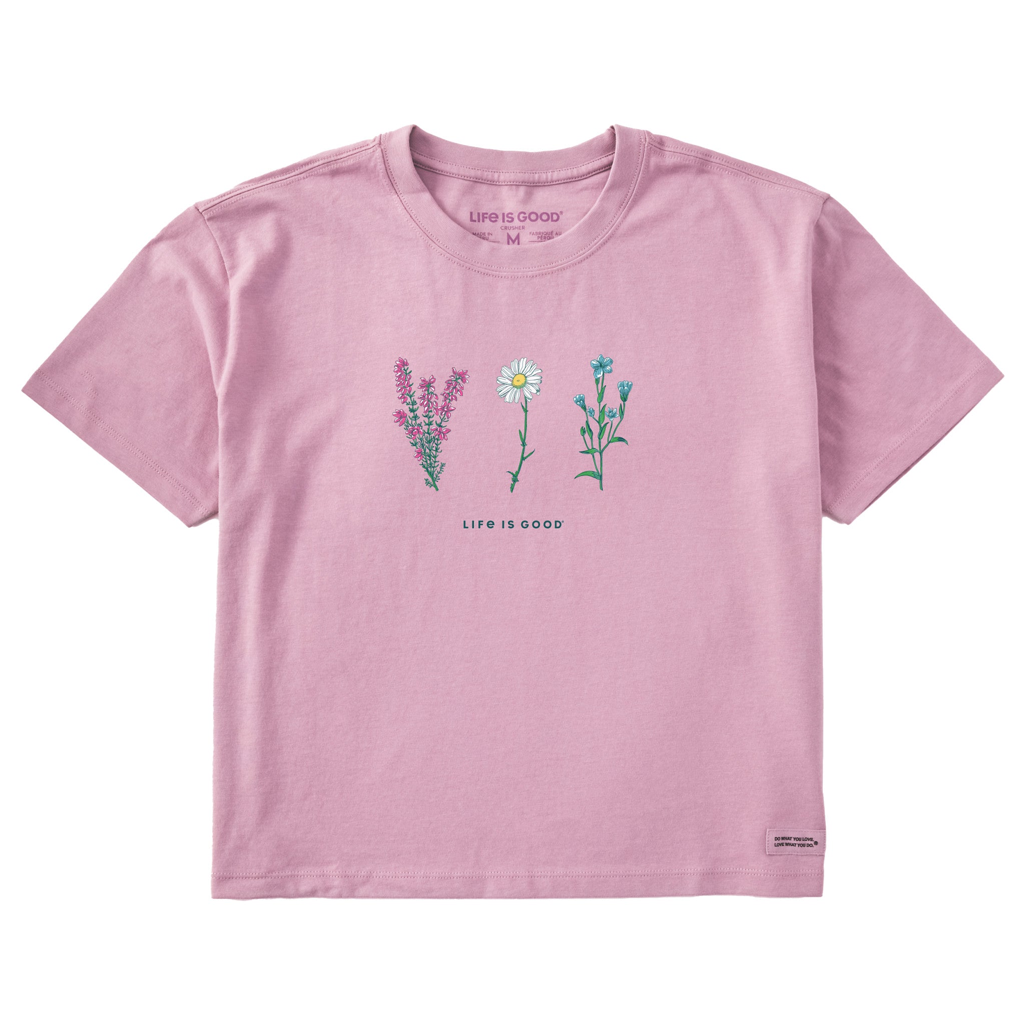 Detailed Wildflowers Boxy Tee