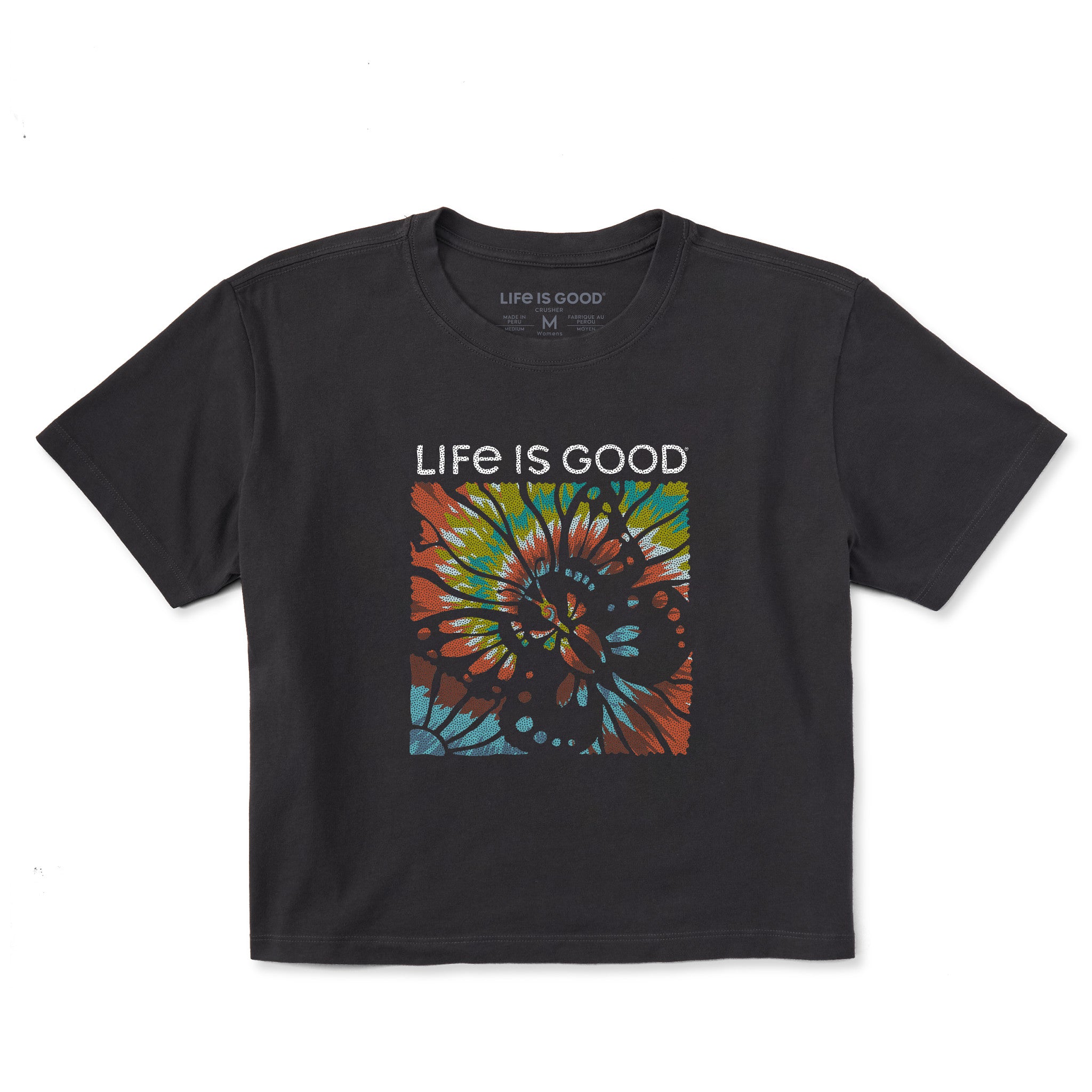Flutterby Box Tie-Dye Boxy Tee