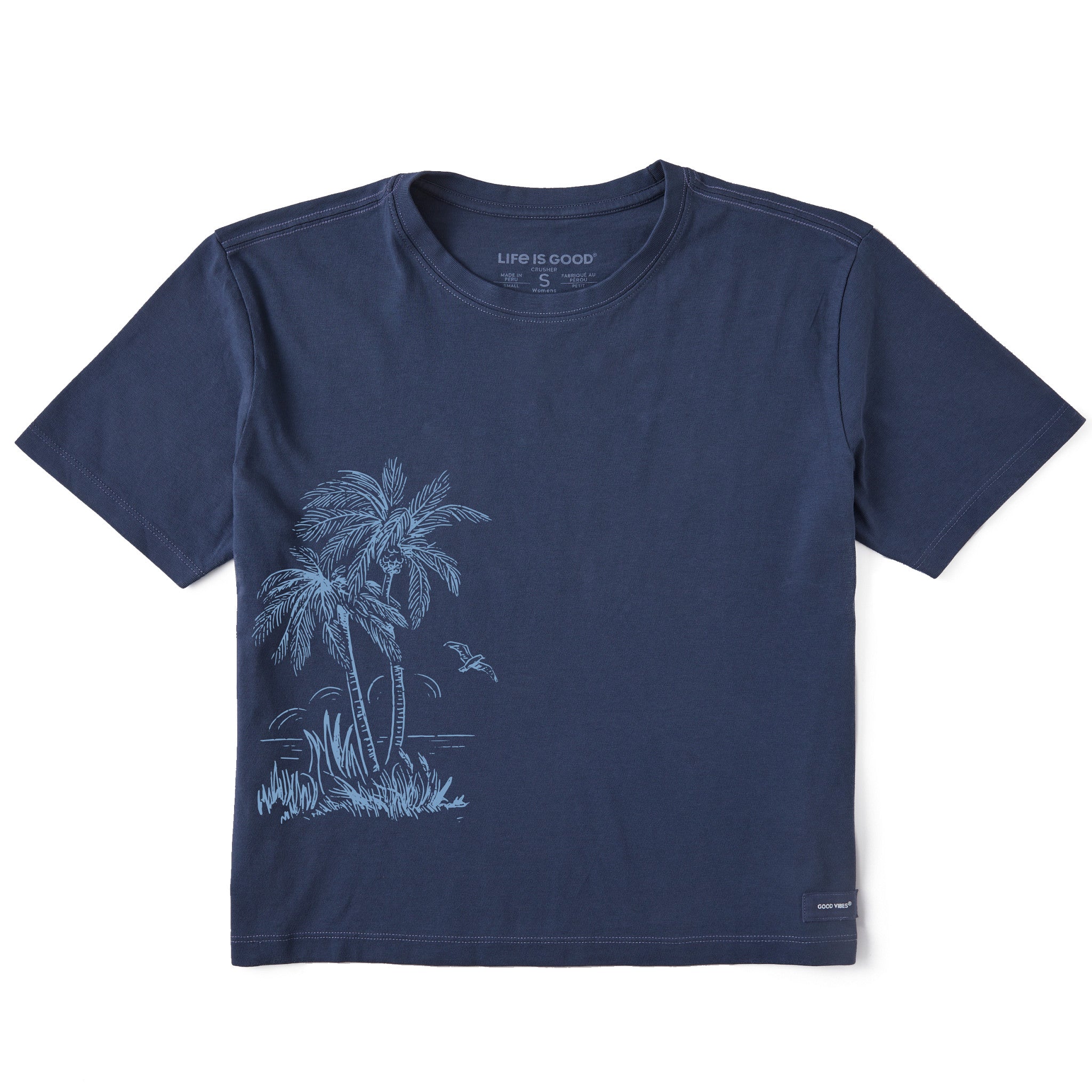 Palm Ocean Vista Boxy Tee