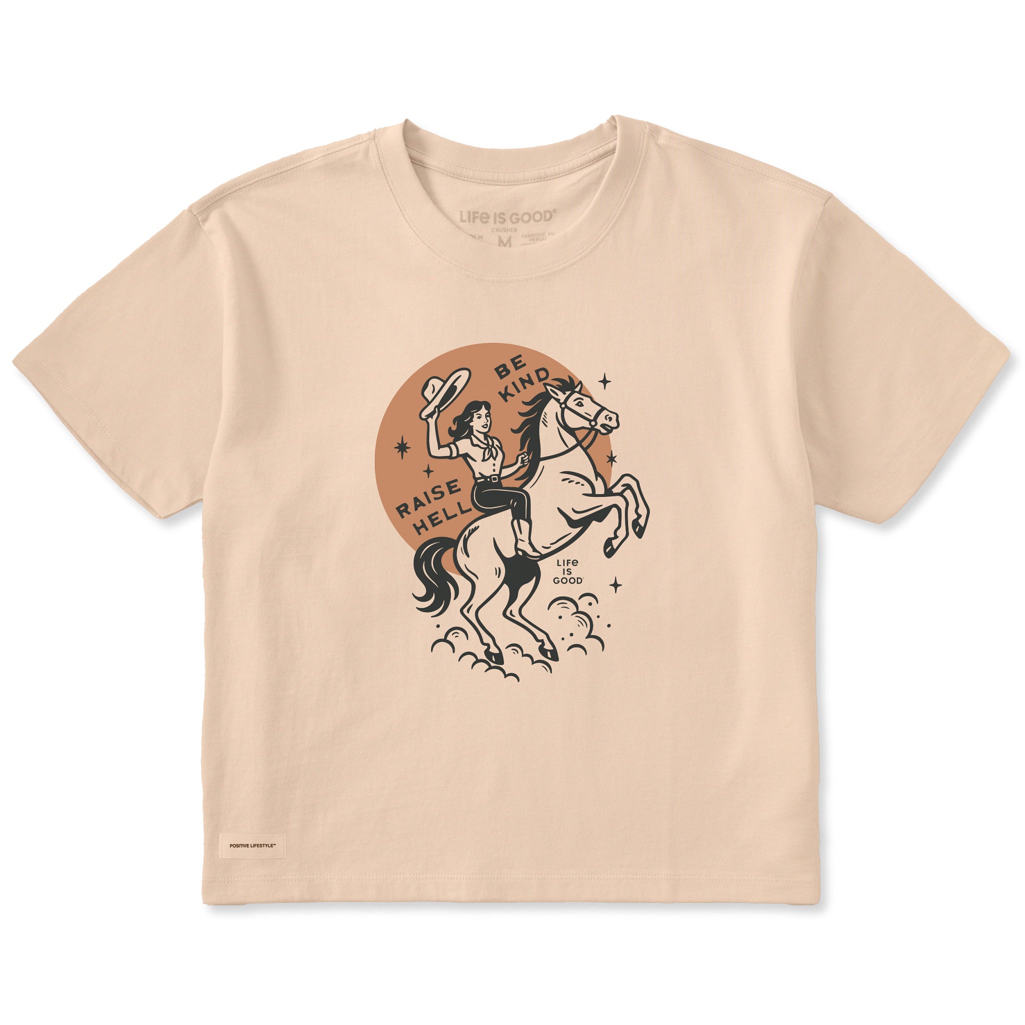 Raise Hell Be Kind Boxy Tee